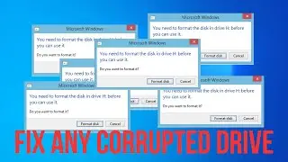 How to fix ANY corrupted Flash Drive / SSD / HDD for FREE on Windows 10/11