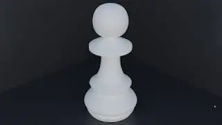 How To Model A Chess Pawn Piece (Lathe) In Blender - Chess Set Series
