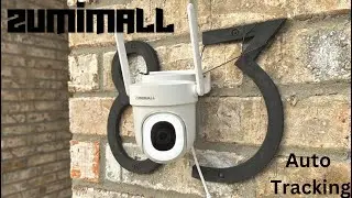 ZUMIMALL 4MP Security Camera, 5G/2.4G WiFi 360°PTZ, 24/7 Wired Cameras, Auto Tracking, Motion&Noise