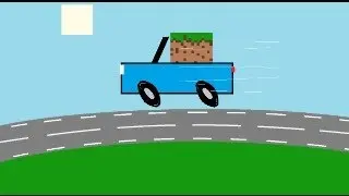 Minecraft road-network (Ultimate car mod)