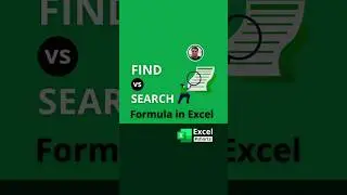 What is the difference between FIND and SEARCH formula in Excel 😊😮 