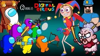 어몽어스 VS POMNI & JAX (The Amazing Digital Circus) | AMONG US ANIMATION