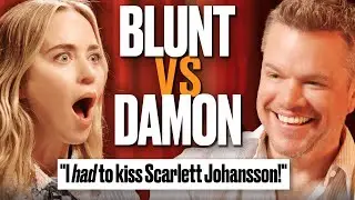 Matt Damon & Emily Blunt Argue Over Bad American Food | Agree To Disagree 