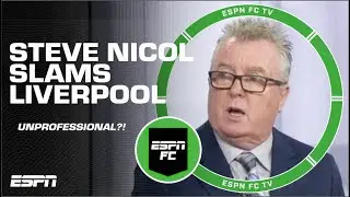 Steve Nicol SLAMS UNPROFESSIONAL Liverpool & thinks they LOST?! 😂  | ESPN FC