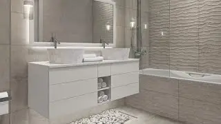 Muebles de baños modernos en melamina