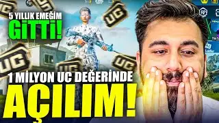 1 MİLYON UC😯 DEĞERİNDE KUTU AÇILIMI!  | PUBG MOBILE