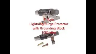 F-Type Lightning Surge Protector with Grounding Block - 1000 P