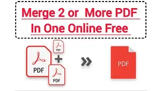 How to merge two pdf online free 😱 दो #pdf को #merge कैसे करें #online #free