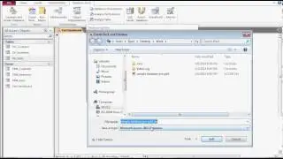 How to split an Microsoft Access Database