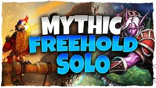 BM HUNTER MYTHIC FREEHOLD SOLO - SOLOING AZEROTH WORLD OF WARCRAFT