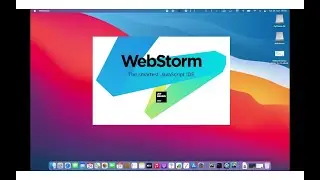 WebStorm JavaScript IDE on Apple MacBook Pro 13