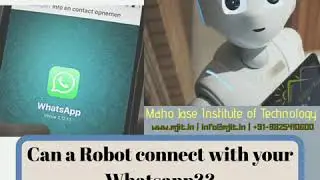 can a Robot connect with your Whatsapp?