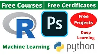 Udemy Free Certificate Courses | Adobe Photoshop | Machine Learning Python R Projects Online Classes