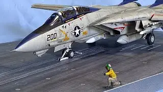 F-14A TOMCAT  (LATE MODEL) CARRIER  LAUNCH SET (TAMIYA 1:48)