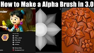 How to Make a Alpha Brush in Blender 3.0 | Curve Modeling Tools