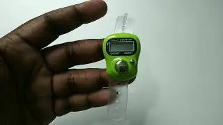 Finger Tally Counter - How to Use