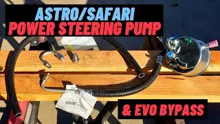 How To Change The Power Steering Pump Astro / Safari