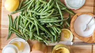 Easy Green Beans with Lemon, Dill, Mustard Dressing - Side Dish Recipe - EatSimpleFood.com