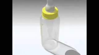 3D Model of Baby Bottle 01 Review