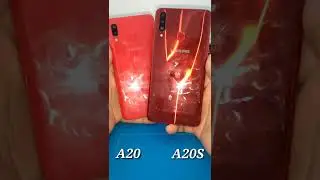 SAMSUNG A20 vs A20S | COMPARAÇÃO DE ASPECTO FÍSICO | A20 x A20S | TEC PRÓ CELL