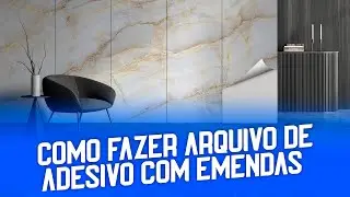 COMO FECHAR ARQUIVO DE ADESIVOS COM EMENDAS