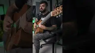 MESHUGGAH on an Acoustic 8 String Guitar!? #metal #djent #guitar