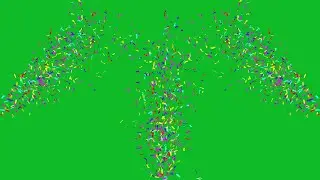 Confetti Green Screen | Confetti Explosion Green Screen No Copyright Video Effects