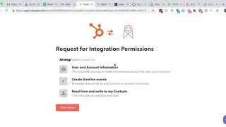 Arrangr + Hubspot Integration Setup Flow