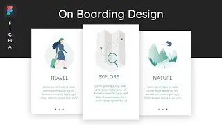 Travel Onboarding Screen Design in Figma | On-boarding design in Figma | Figma Tutorial