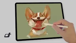 Bringing a Corgi to Life with Digital Painting in Procreate