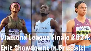 Diamond League 2024 Finale: Sha’Carri, Tebogo, & McLaughlin Battle in Brussels!