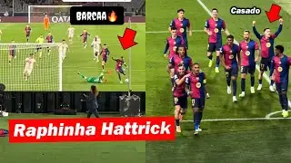 Barcelona Fans Reactions to Raphinha Hat-trick vs Bayern Munich