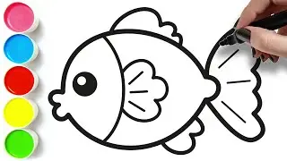 HOW TO DRAW A FISH - Step by step easy drawings for beginners