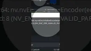 SOLVED: OBS Studio NVENC Error Init Encoder H264 #short