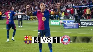 Barcelona x Bayern Munich | 4-1 | extended highlights and Goals | champion league 2024