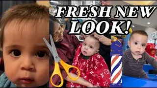 My Son's First Haircut Vlog! Does He Look Handsome?