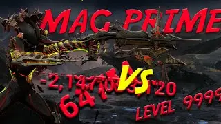 [WARFRAME] Mag Prime | SOLO Steel Path Build |vs Level 9999 | | BILLIONS OF DAMAGE !!
