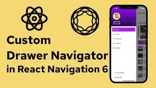 Custom Drawer Navigator in React Navigation 6