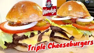 Triple Cheeseburger's | Recreating Wendy's Triple Cheeseburger