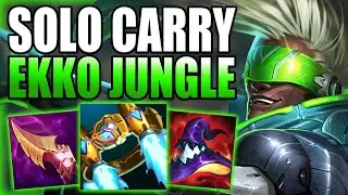 THIS IS HOW EKKO JUNGLE CAN SOLO CARRY SOME VERY HEAVY TEAMMATES! - Gameplay Guide League of Legends