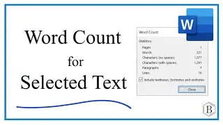 How to Find the Word Count for Selected Text in Microsoft Word