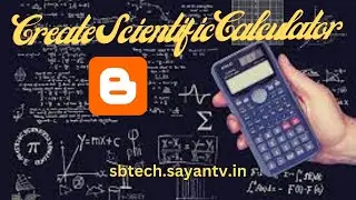 Create Your Own Online Scientific Calculator for Free on Blogger | S. B. Tech