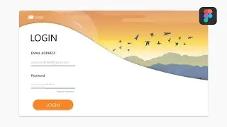 Website Login Page in Figma | Landing Page Design in Figma | Web Design in Figma | Figma Tutorial