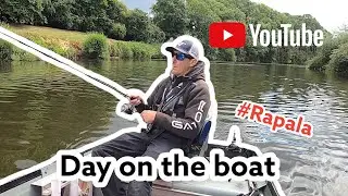 Pike and perch boat fishing