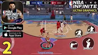 NBA Infinite Global Launch Gameplay Walkthrough Part 2 - Ultra Graphics (ios, Android)