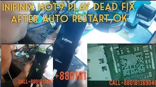 Inifinix hot 9 play dead power problem only charging indicate  fix