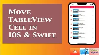 How move tableView cell in Swift ?