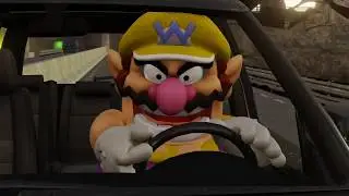 (Animated) Wario dies in a car crash while listening to Ed Sheeran