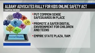 Albany advocates rally for kids online safety act