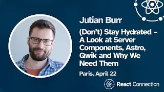 React Connection 2024 - Julian Burr - (Don’t) Stay Hydrated